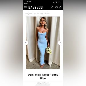 BRAND NEW NEVER WORN babyboo fashion formal maxi dress tags still attached!